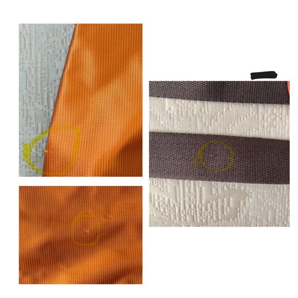 Milano Series Medium Size Orange Tote Bag - Picture 14 of 14